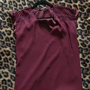 Express maroon top